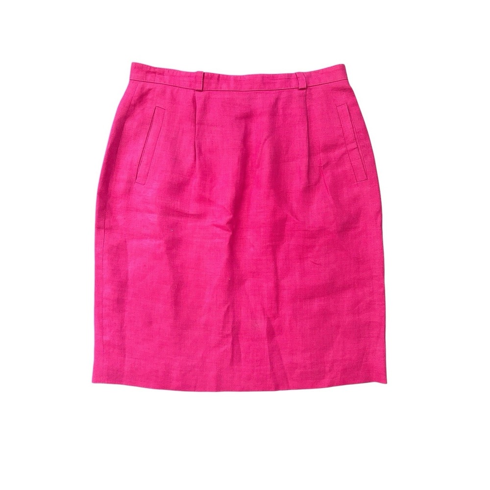 Liz Claiborne Linen Skirt Pink. Business Womans SZ 12P